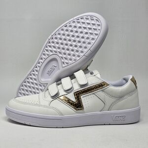 VANS LOWLAND LOW UNISEX MEN SIZE 8  WOMEN SIZE 9.5 SHOES MARSHMALLOW/GOLD NEW